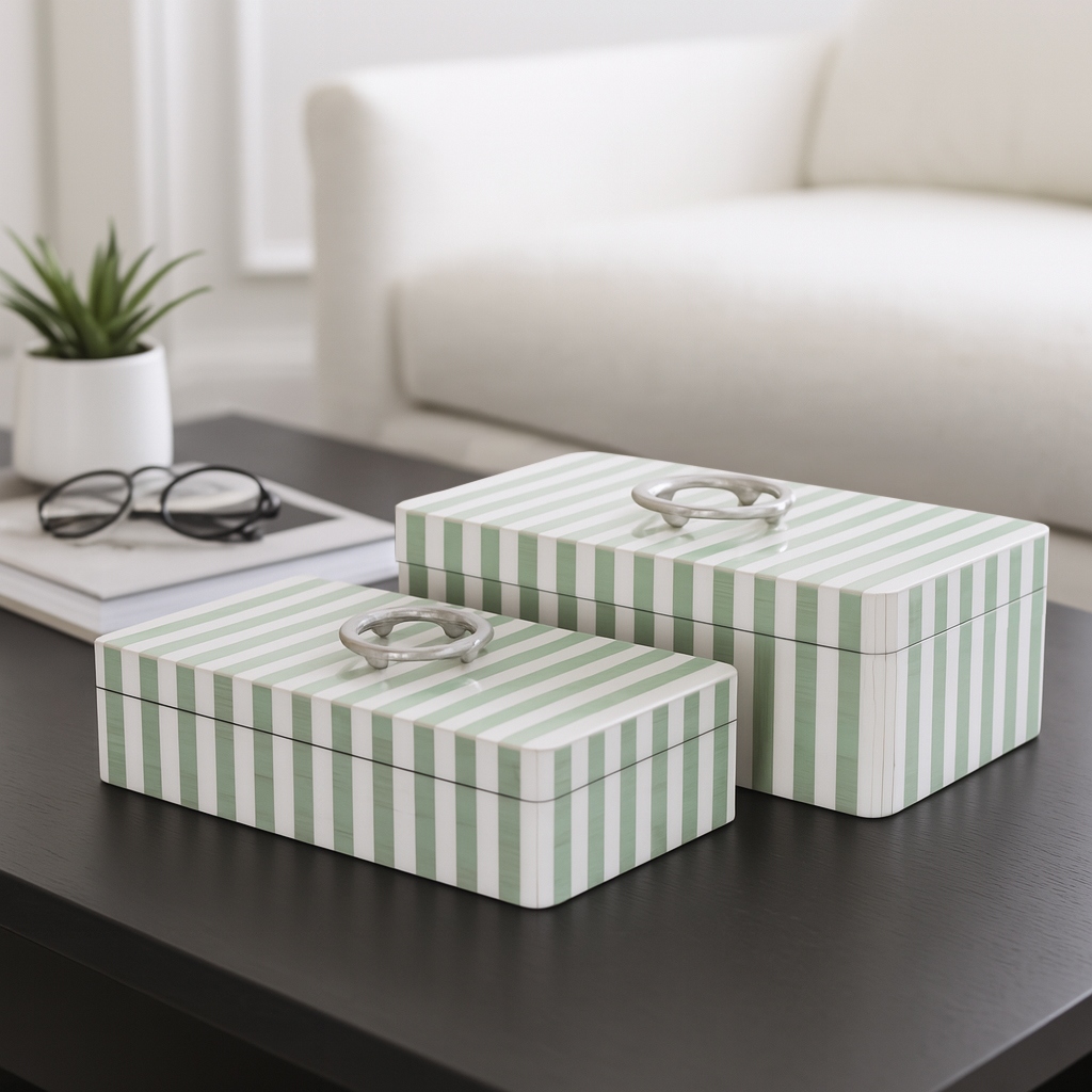 Resin-Storage-Boxes-Striped-