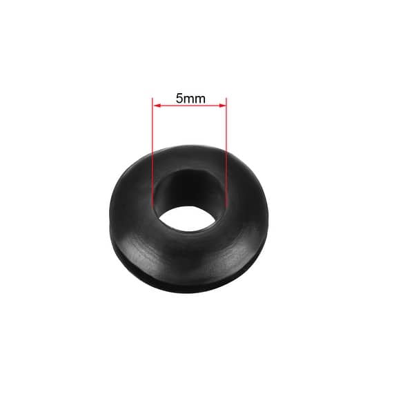 Round Rubber Wiring Grommet for 1/4 Hole (6-pack) #170051