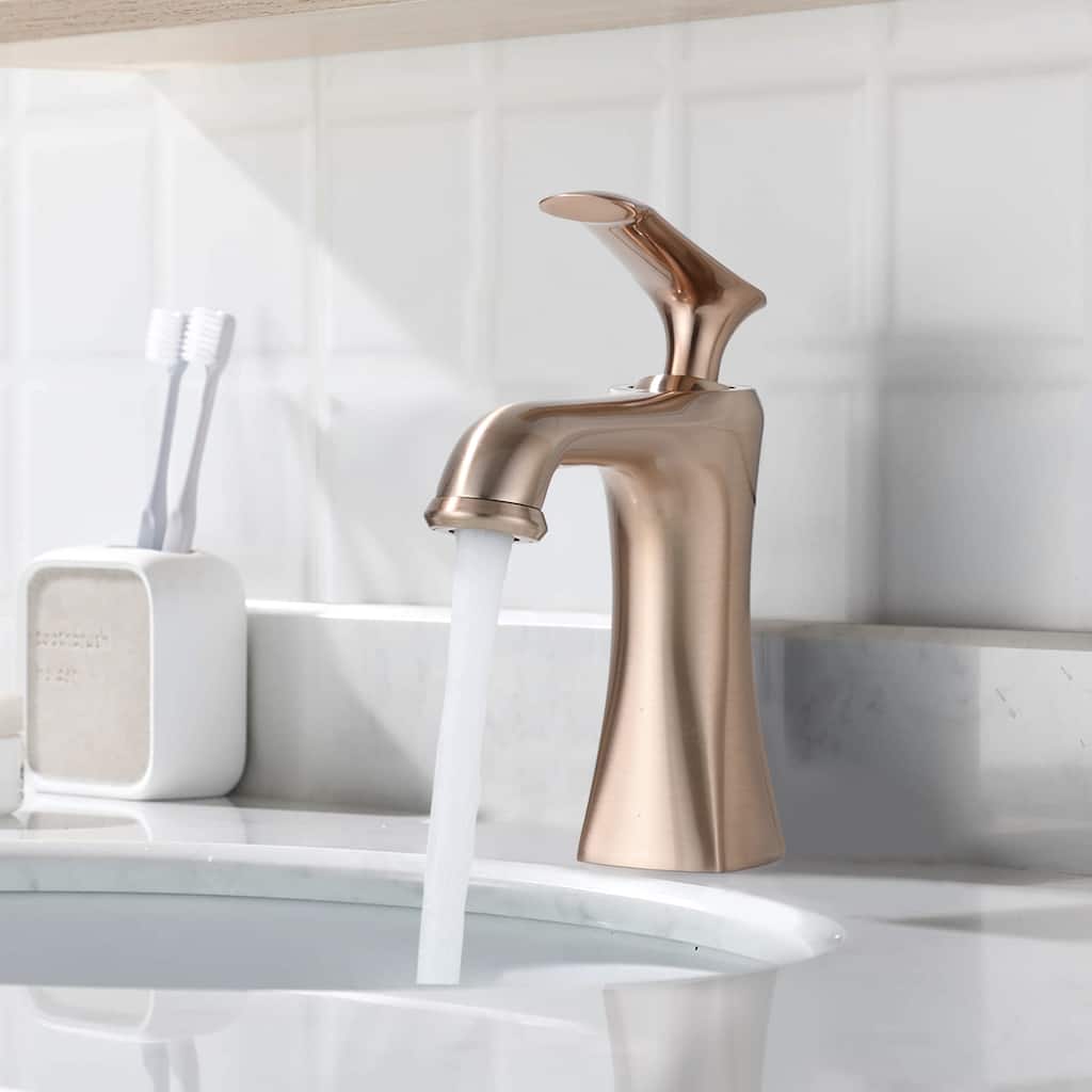 Proox Single Hole Lever Handle Bathroom Sink Faucet