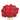 Bright Red Decorative Velvet Poinsettia Bushes - Set of 3 - 17.750 x 9.000 x 3.000
