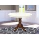preview thumbnail 15 of 14, 42- Inch Hartland Kitchen Table -Solid Wood Dining Table (Finish Option) HLT-LMA-TP