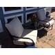 Arden Selections New Tan Leala Texture Outdoor Deep Seat Set