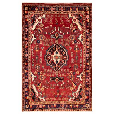 Anadol Red Rug 5'0" x 7'9" - 5'0 x 7'9