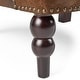 preview thumbnail 9 of 7, Malone Brown Espresso Tufted Club Chair by Christopher Knight Home