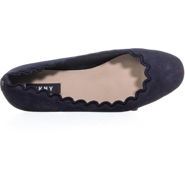 Dkny deals scalloped flats