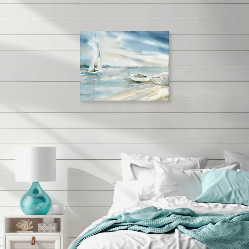 Subtle Sail by Carol Robinson Canvas Art Print