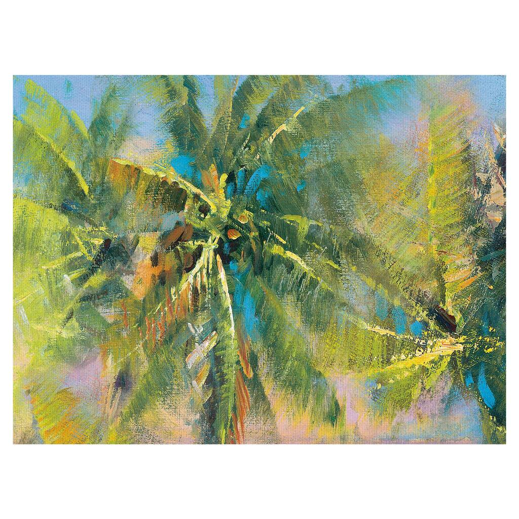 Palm Collage Canvas Art Print
