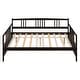 preview thumbnail 8 of 16, Modern Simple Full Size Wood Platform Daybed w/ Solid Wood Slats Support for Bed Room Living Room Space-Saving, Easy Assembly