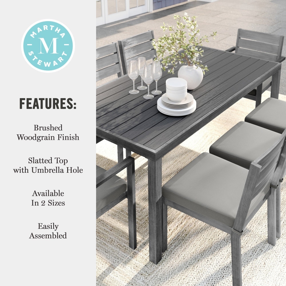 30 patio table with umbrella hole Paradise 30" Square Outdoor Bistro Bar Made of solid and weather Dextrus 30 inch Patio Dining