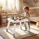 preview thumbnail 2 of 8, Gymax 6-in-1 Baby Activity Center w/Height Adjustable Board Detachable - Gray & White
