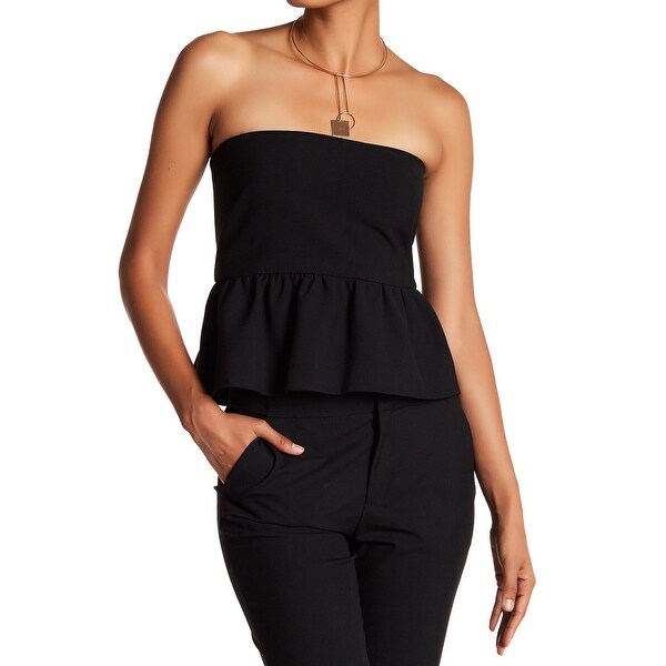Nicole Miller Strapless Ruffle Dress