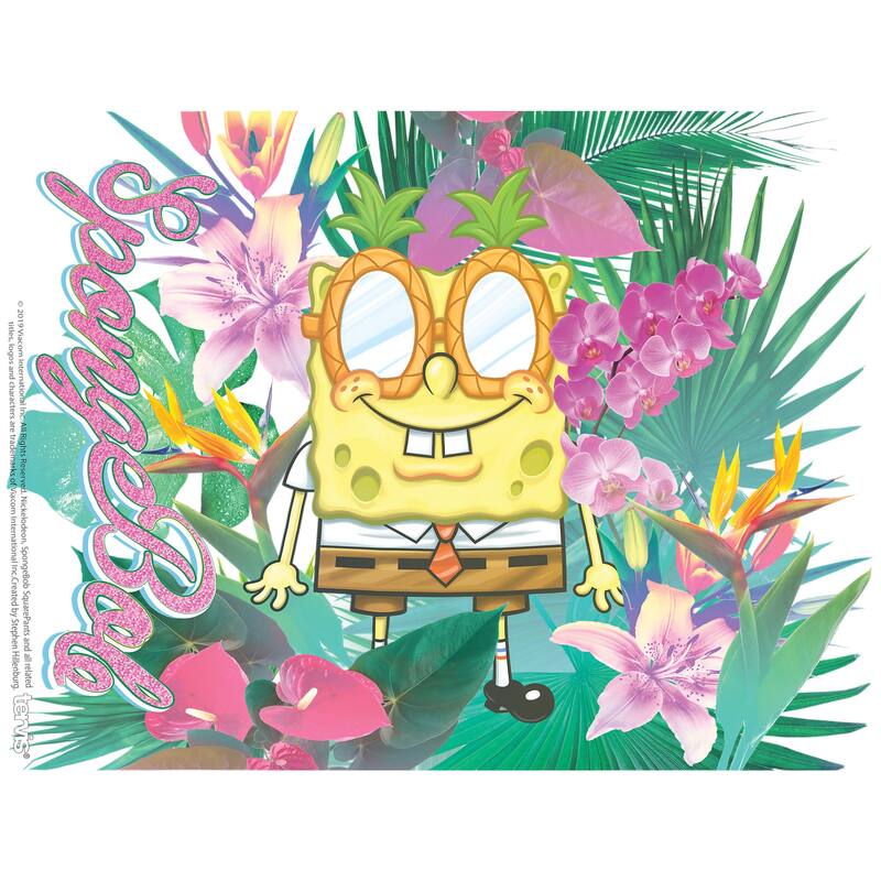 Tervis Nickelodeon SpongeBob SquarePants Tropical Made in USA Double Walled Insulated Travel Tumbler, Classic
