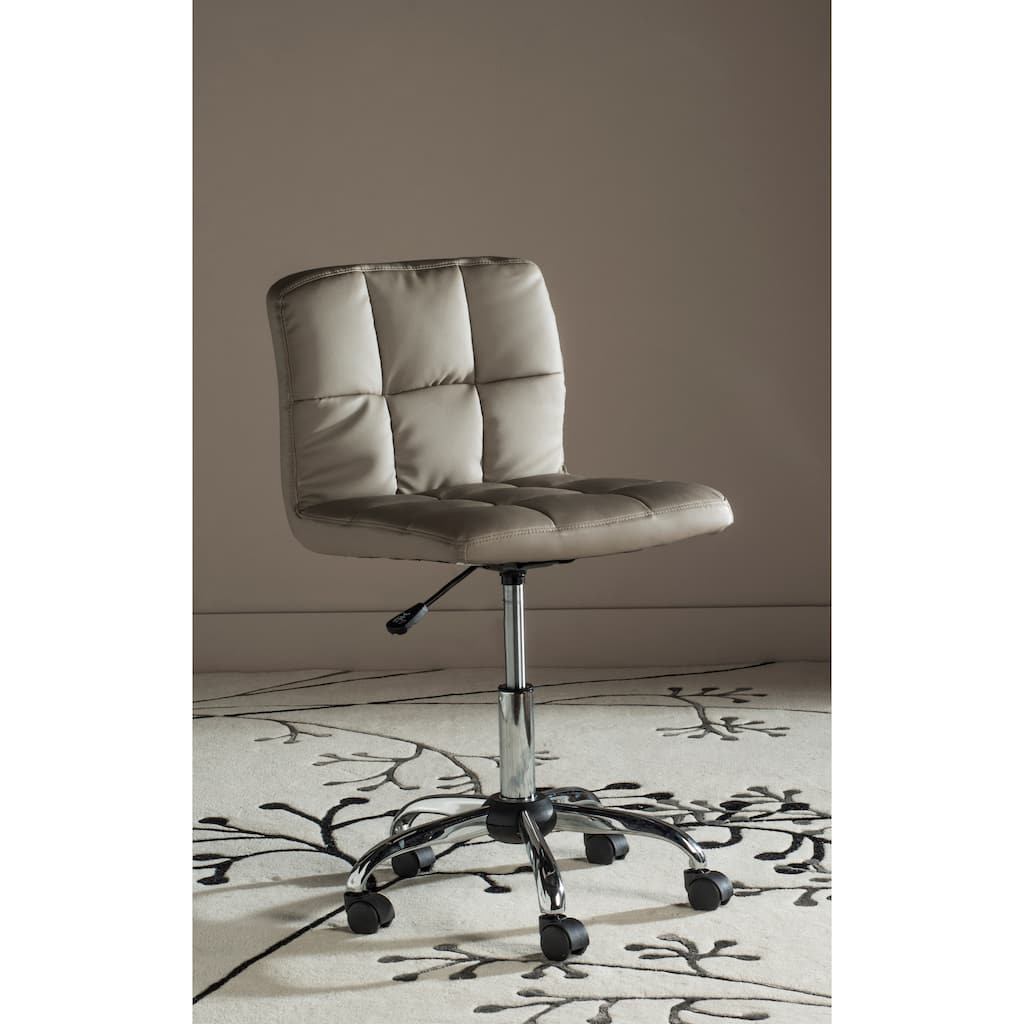 Safavieh Office Grey Brunner Desk Chair - 18"W x 22"D x 32"H
