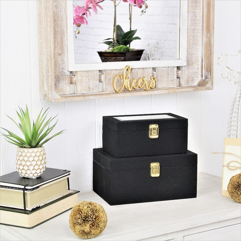 Canter Isle Linen Decorative Box Set