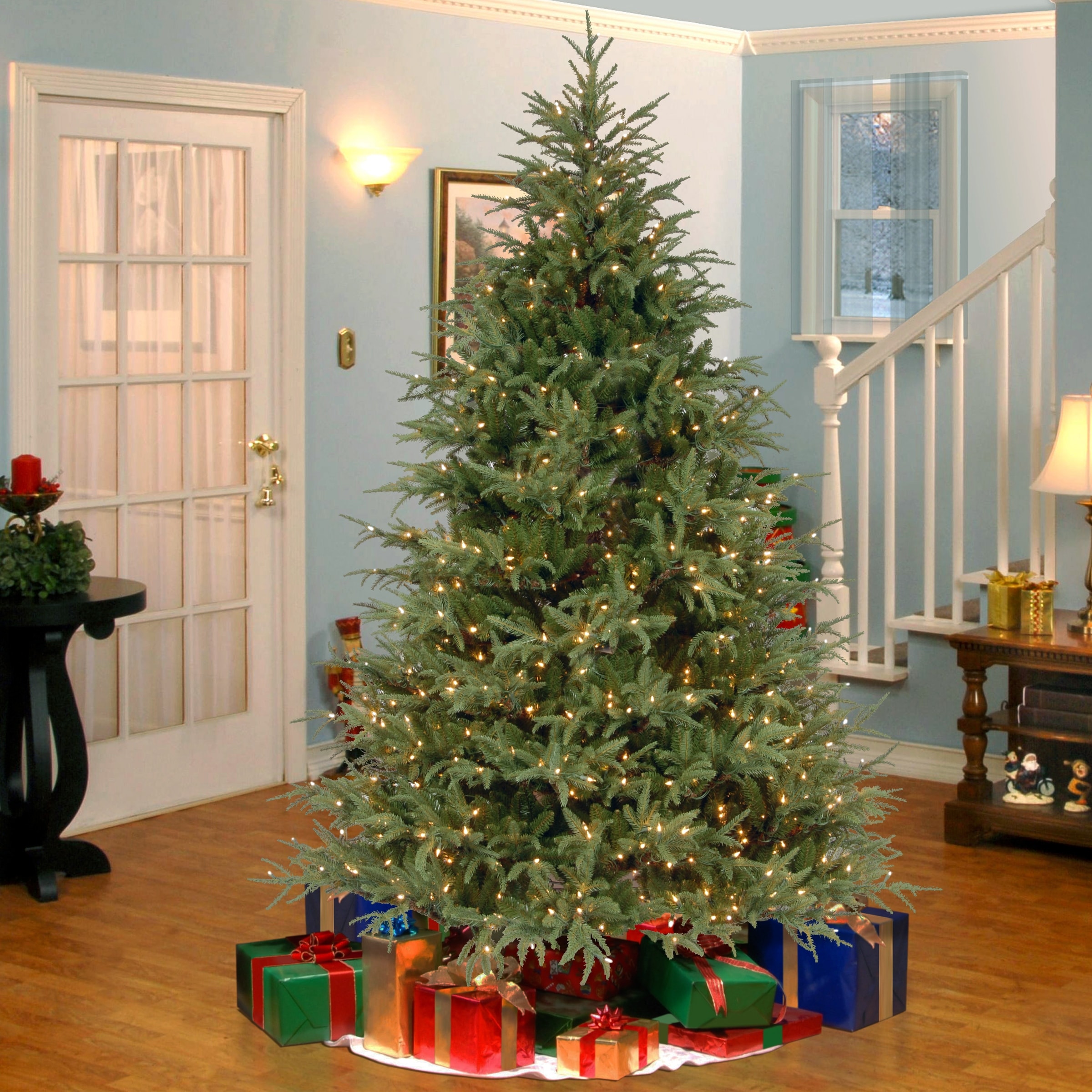 National Tree Company 6.5 ft. Fraser Grande Tree with Dual Color LED Lights - 6.5 Foot