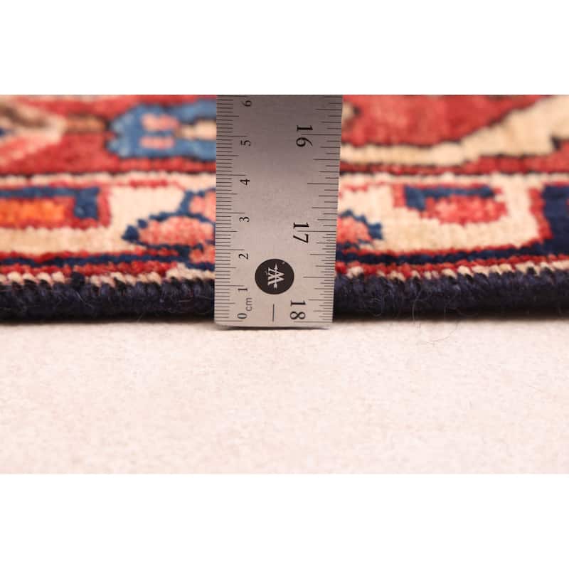 ECARPETGALLERY Hand-knotted Kayseri Vintage Red Wool Rug - 6'8 x 10'0