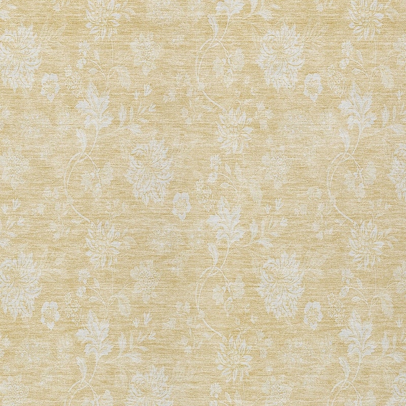 HomeRoots Floral Transitional Rectangle Outdoor Rug