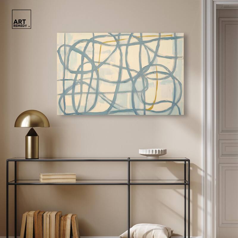 Unbroken Line II Canvas by Art Remedy, Gallery Wrapped
