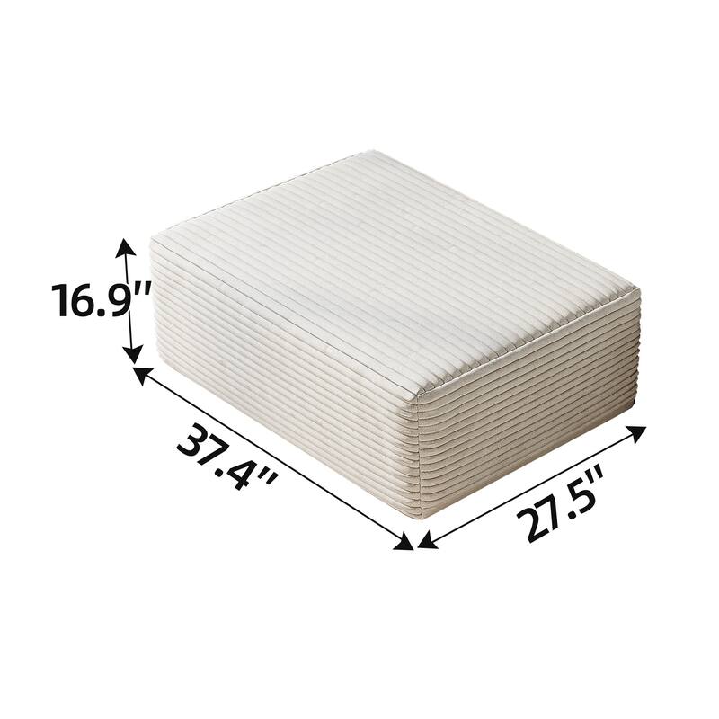 37.40"Sofa ottoman ,No Assembly Required