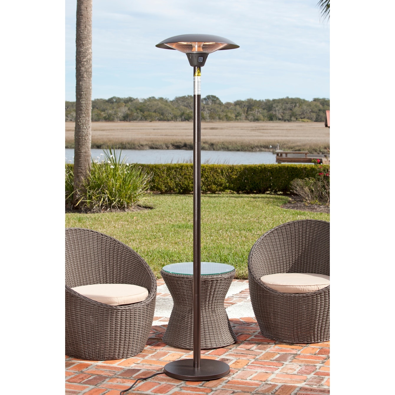 Electric Patio Fire Sense Halogen Patio Heater Fire Sense