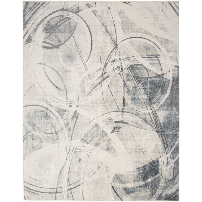 Nourison Astra Machine Washable Indoor only Abstract Area Rug