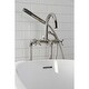 preview thumbnail 20 of 40, Kingston Brass Concord Freestanding Tub Faucet with Supply Line