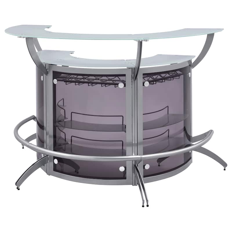 Dallas 3-piece Curved Freestanding Home Bar Cabinet