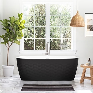 London Freestanding Acrylic Soaking Bathtub