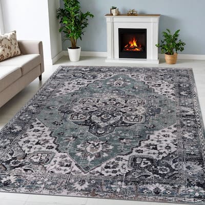 Superior Mahi Washable Indoor Area Rug or Runner