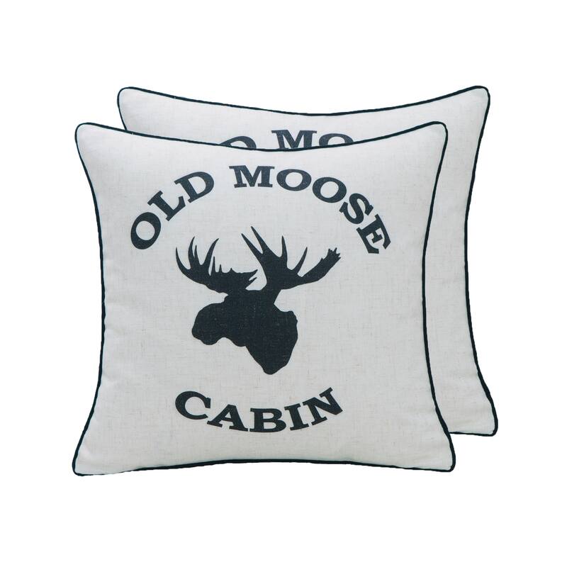 Cottage Icons throw pillow - set of 2