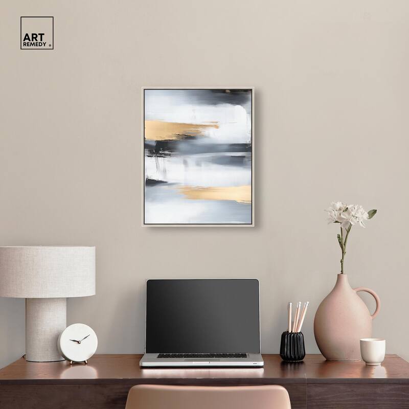 Visual Gold Vortex II Canvas by Art Remedy
