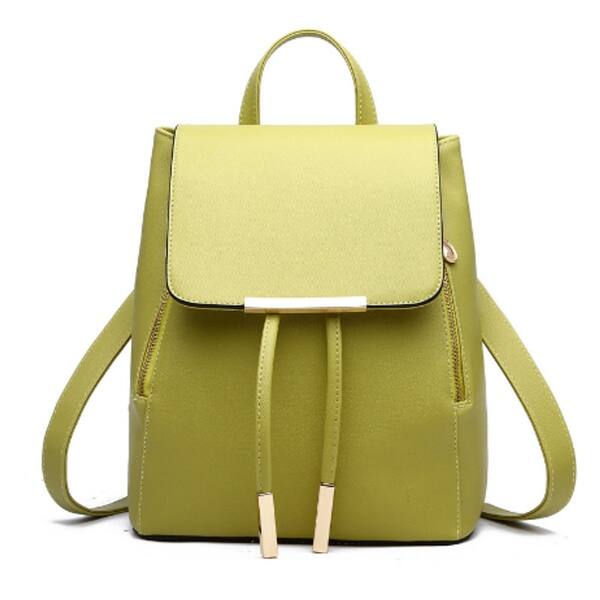 Shop Travel Bag Women Pu Leather Backpack Waterproof For Teenagers