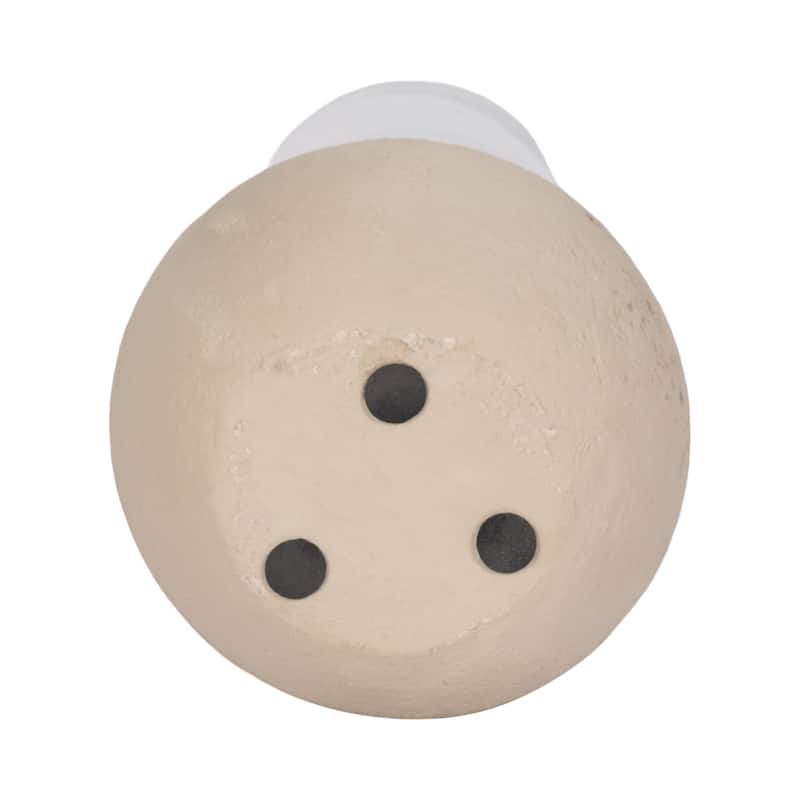 Sagebrook Home Neutral Ivory Omix Cylinder Vase
