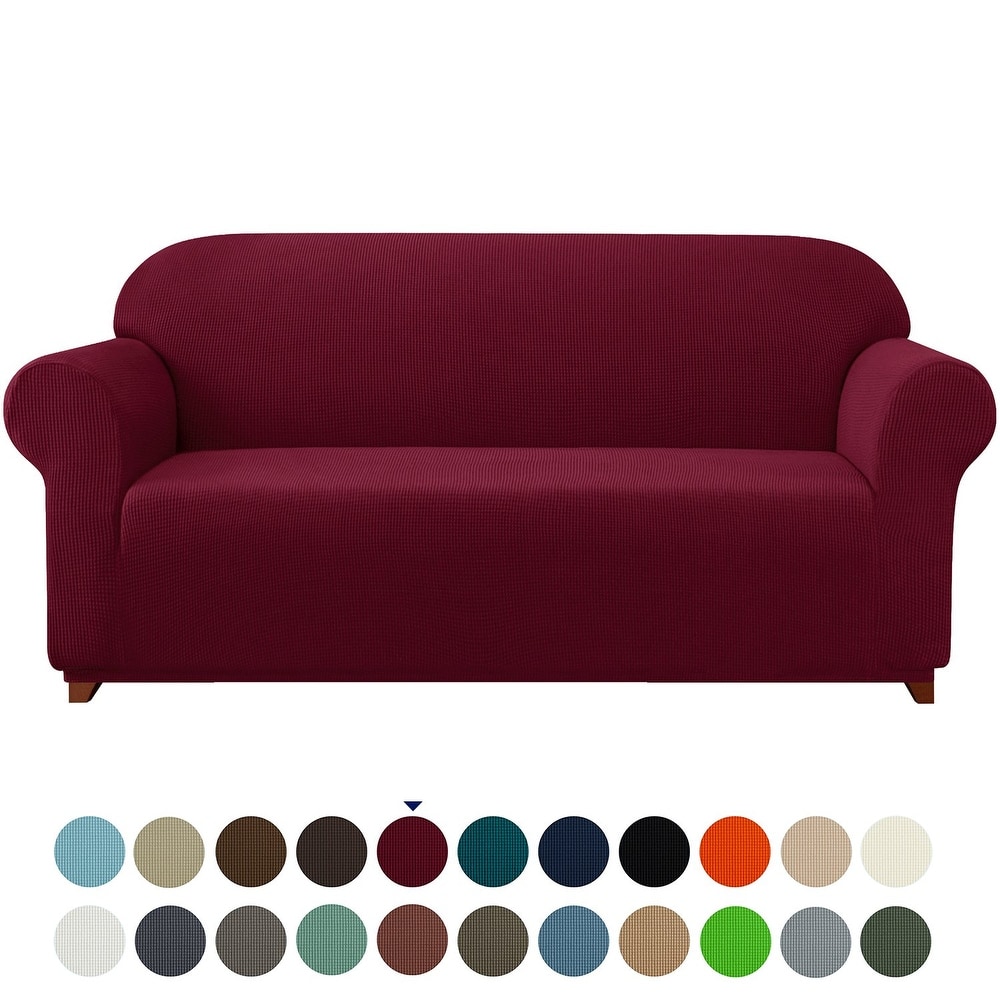 Red sofa slipcovers clearance clearance