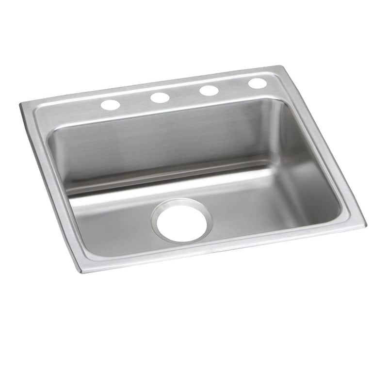 Elkay Lustertone Classic Stainless Steel 22" x 22" x 5-1/2", Single Bowl Drop-in ADA Sink