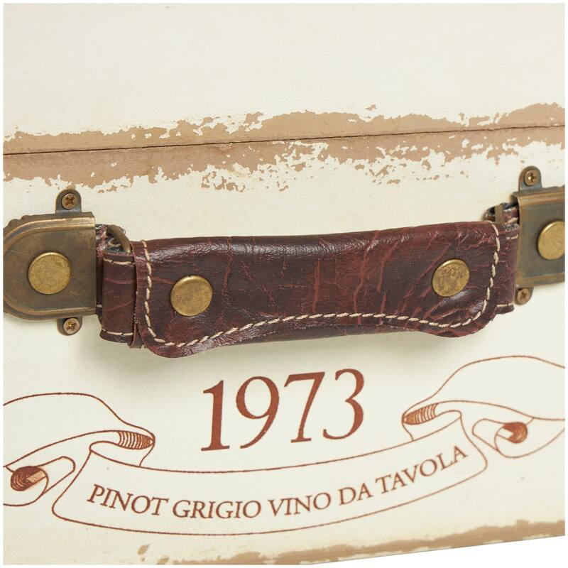 Multi Colored Wooden Nesting Decorative Trunk with Vintage Accents and Studs (Set of 3)