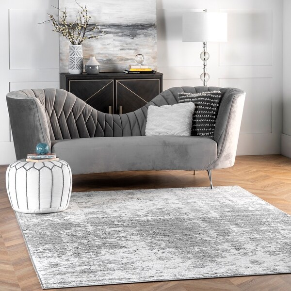 Porch & Den Seigel Granite and Mist Grey Area Rug. Opens flyout.