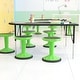 preview thumbnail 18 of 86, Kids Adjustable Height Active Learning Stool for Classroom and Home - 13"D x 13"W x 13.5" - 18.25"H Green