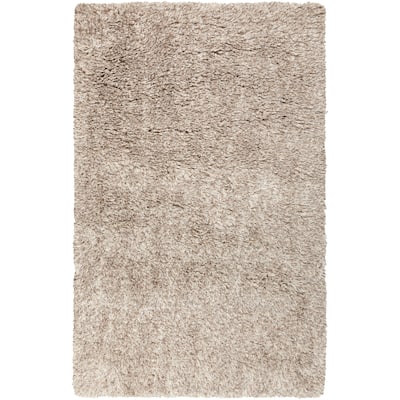 The Curated Nomad Baden Hand-woven Wool Soft Shag Area Rug