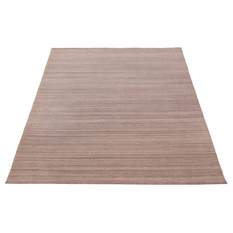 ECARPETGALLERY Hand Loomed Kashkuli Gabbeh Taupe Wool Rug - 5'9 x 8'0
