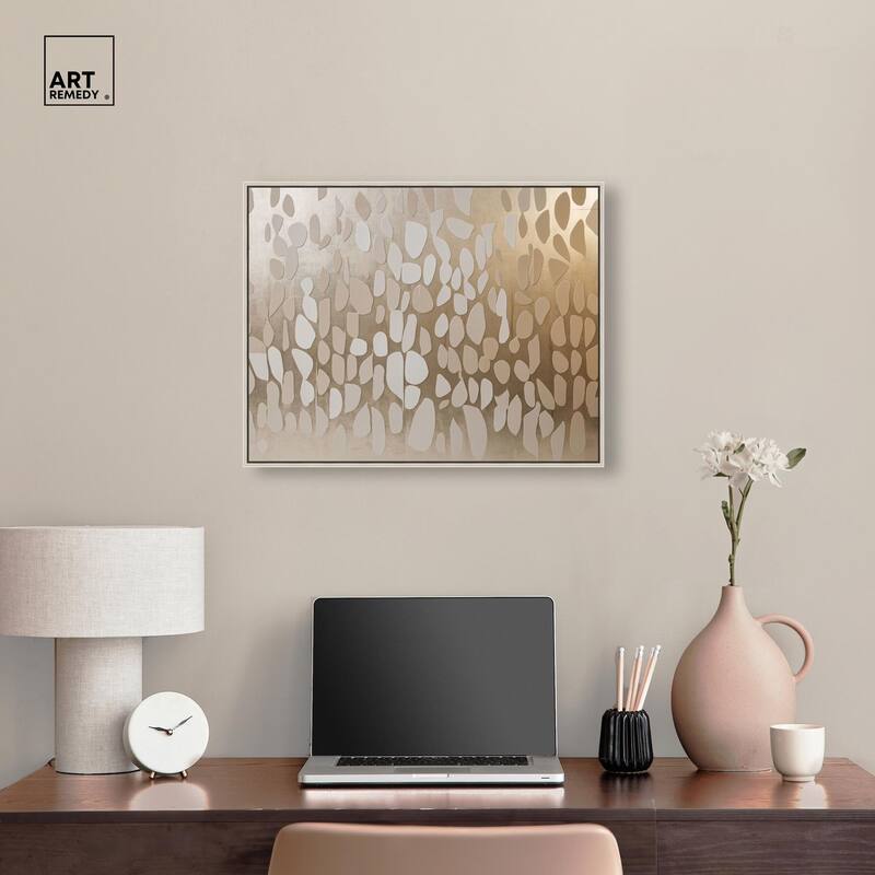 Glimmering Cascade Canvas by Art Remedy