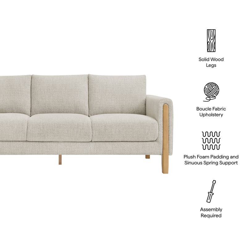 Hawken Boucle Fabric Sofa