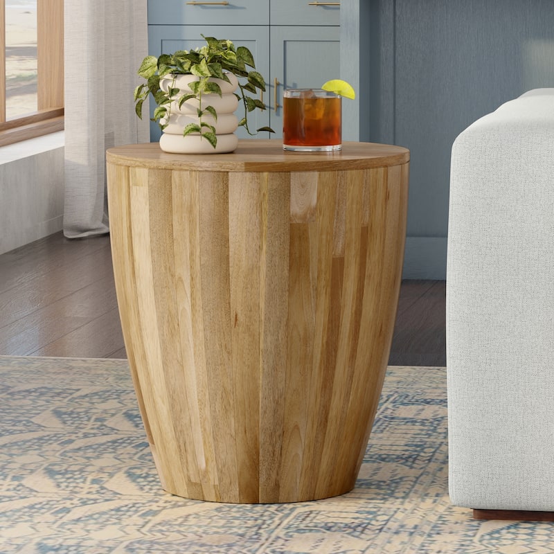 WYNDENHALL Keystone Side Table - 21"D x 21"W x 23.5"H - Natural