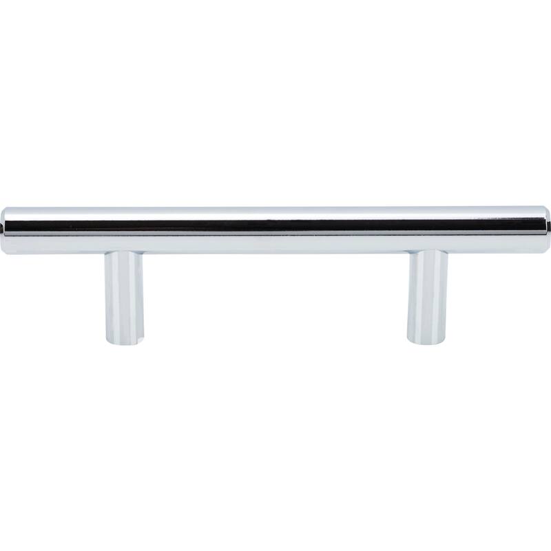 DesignPerfect DPA25T202 Modern Pack of (25) - 3" Center to Center - Polished Chrome