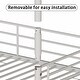 preview thumbnail 18 of 38, Industrial Style Twin Size Metal Triple Bunk Bed, Three Twin Size Beds