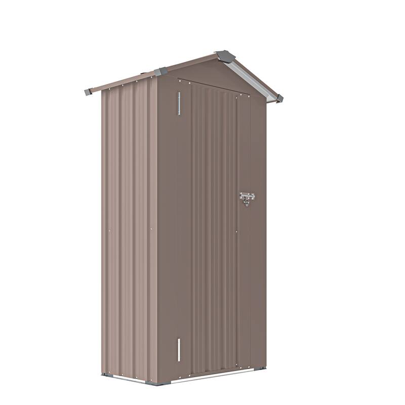 Metal Storage Shed with Lock and Waterproof Galvanized Iron Sheet