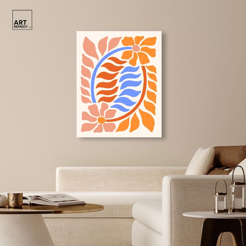 Floral Vine II Canvas by Art Remedy, Gallery Wrapped