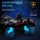 preview thumbnail 7 of 16, Qaba 12V Lamborghini Huracan Licensed Kids Electric Car with Remote Control, Spring Suspension, Transport Wheel, LED Lights