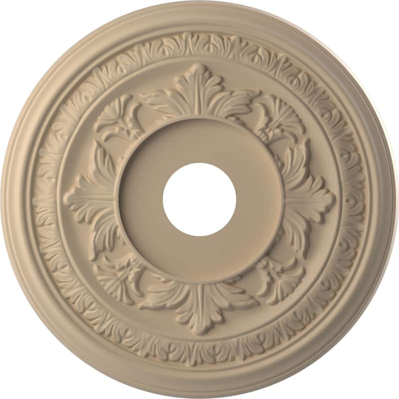 3 1/2" Inside Diameter - Baltimore Thermoformed PVC Ceiling Medallion