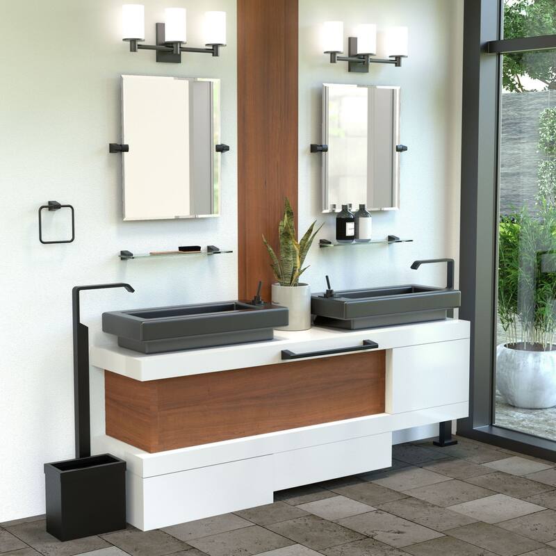 Gatco 5659S A-Line 31-1/2" x 26-5/8" Contemporary Rectangular
